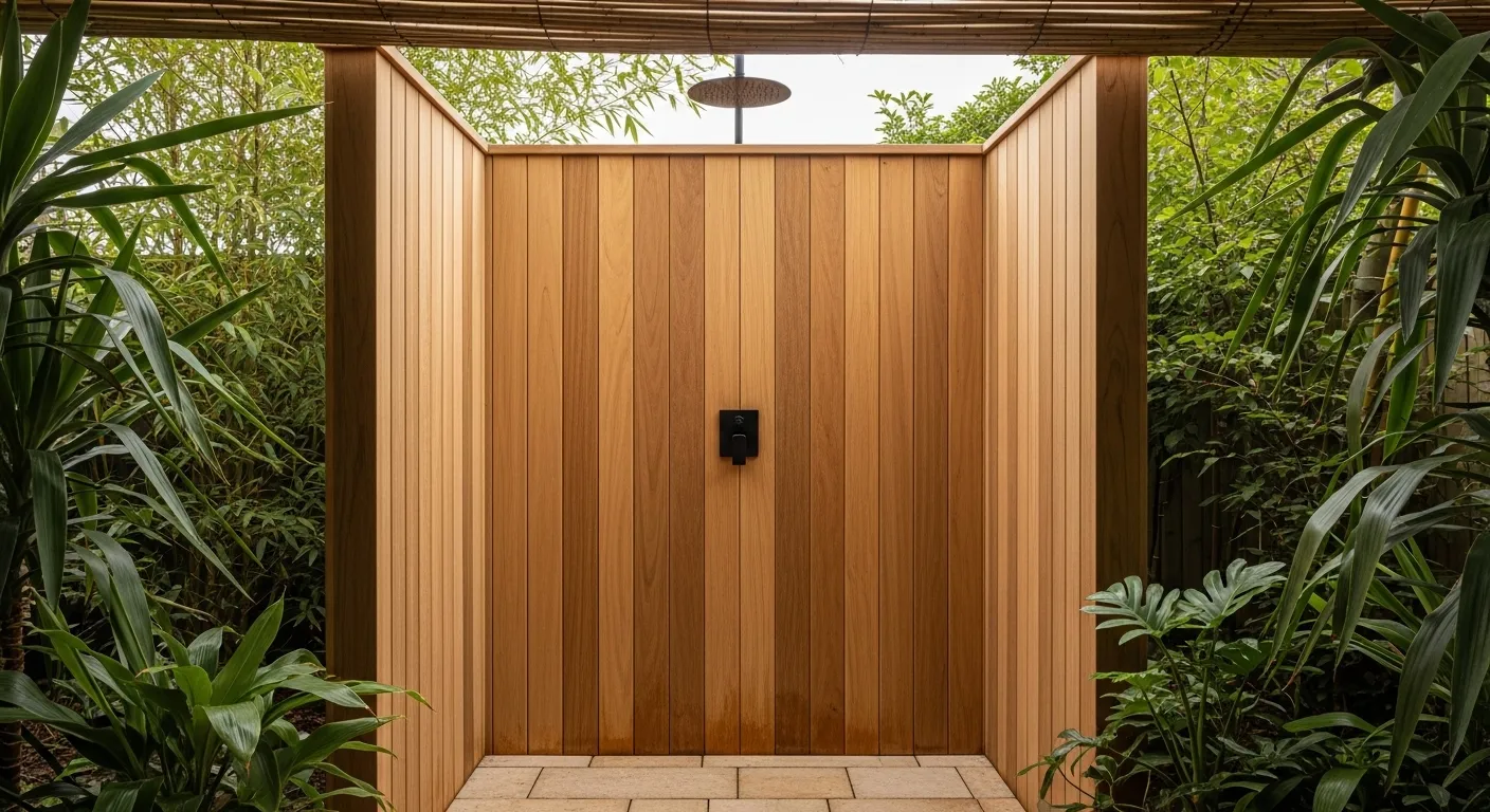 Teak Wood Enclosure