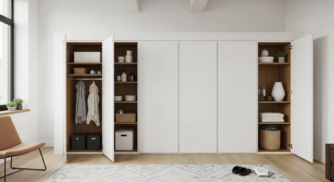 Built-In Storage Walls