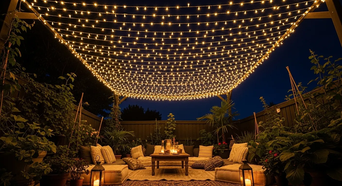 Canopy Fairy Light Ceiling
