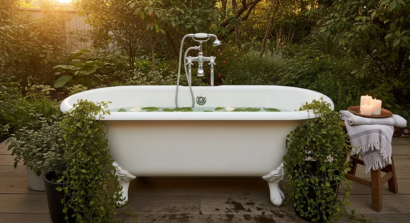 Outdoor Clawfoot Tub