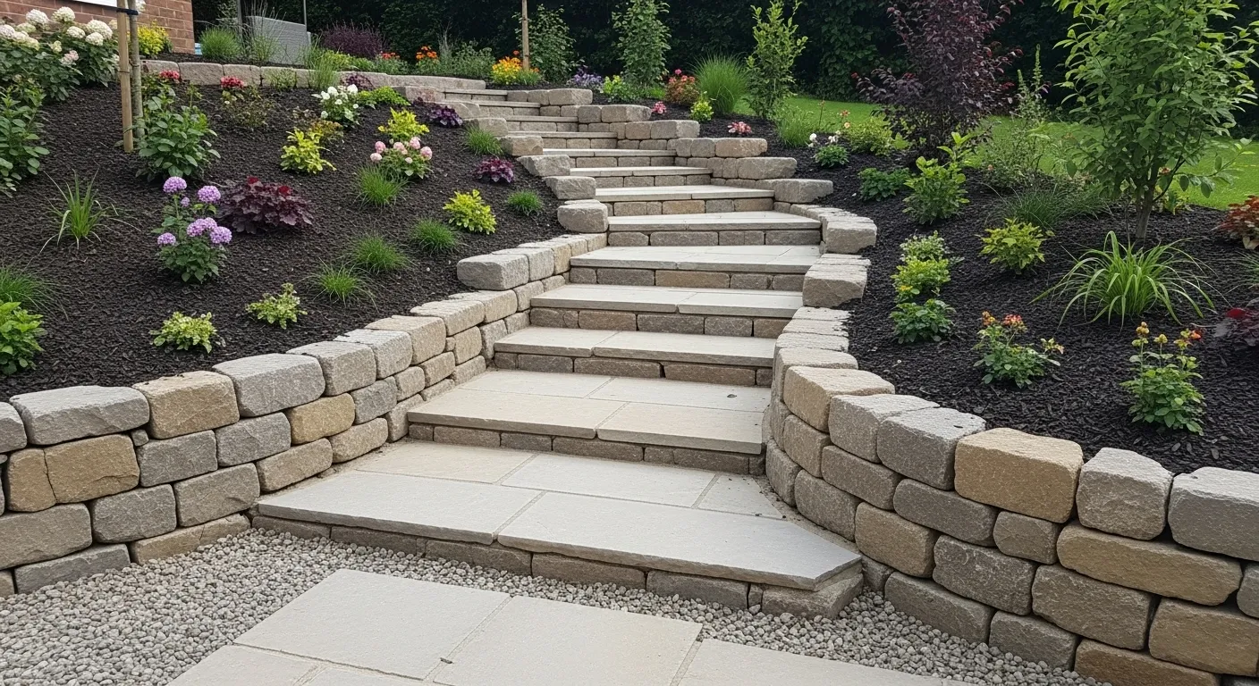 Stone Garden Steps