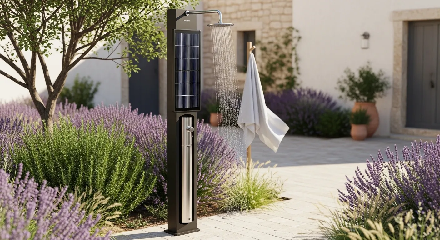 Solar Heated Shower