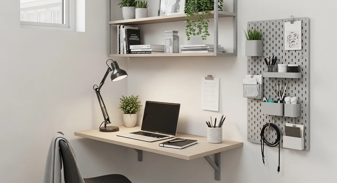 Compact Loft Office Nook