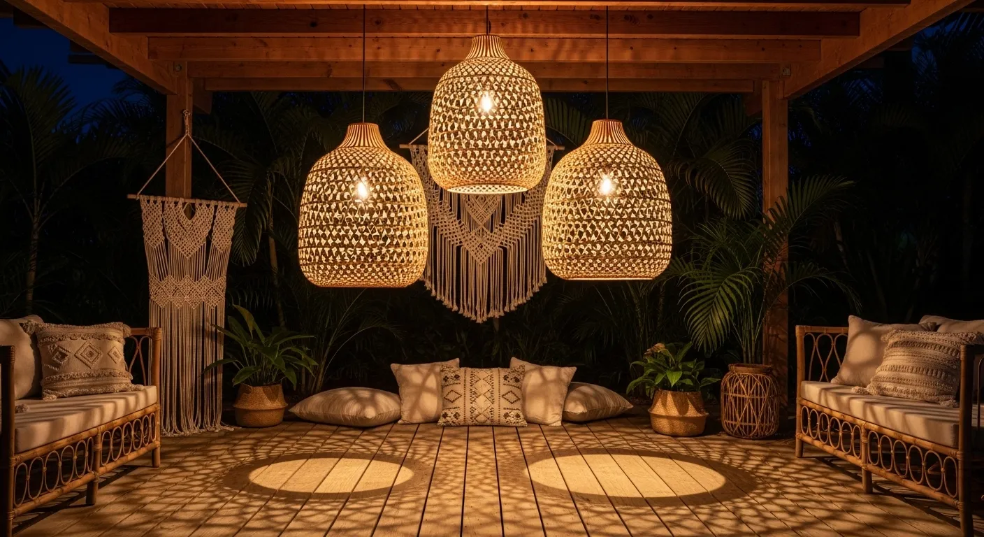 Hanging Woven Lanterns