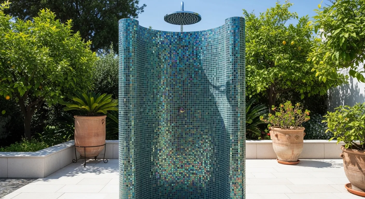 Mosaic Tile Column