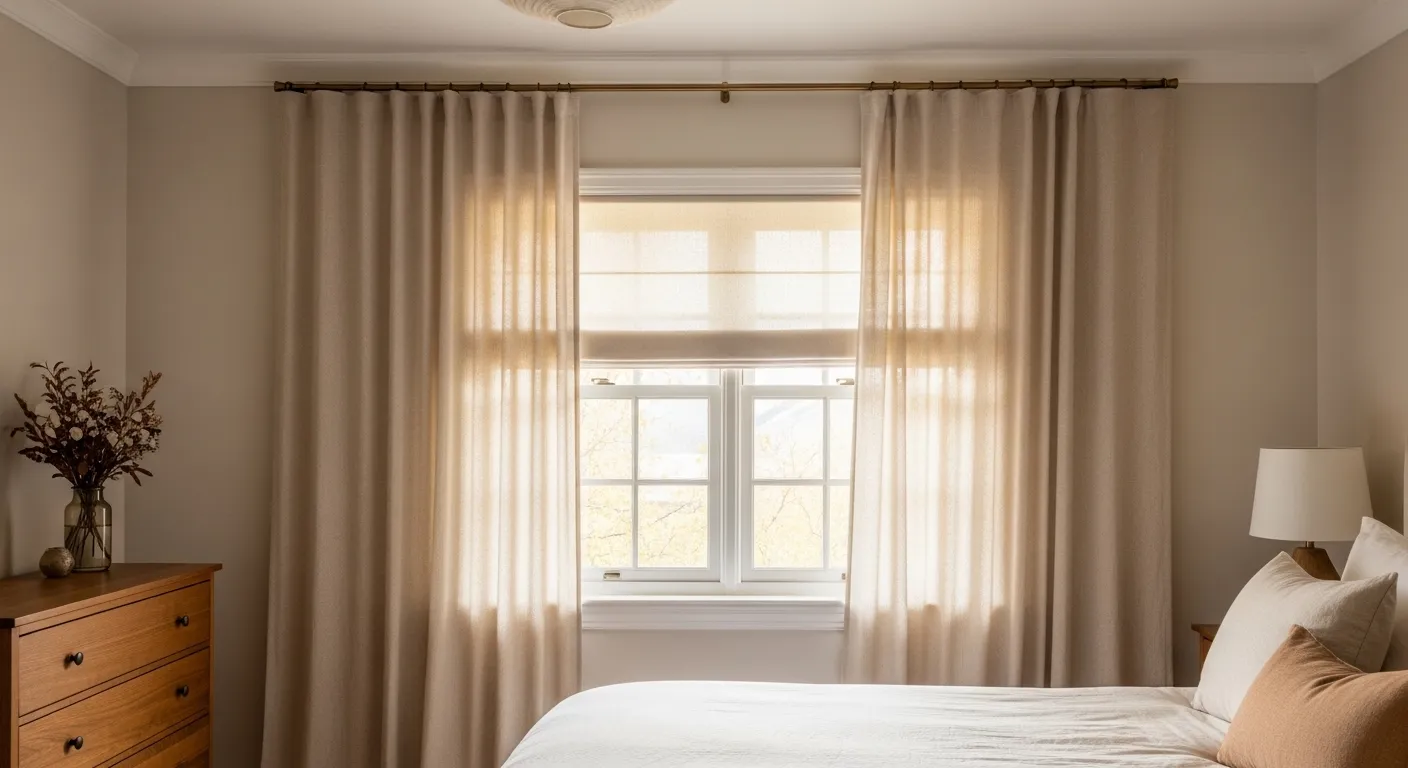 Linen Curtain Warmth