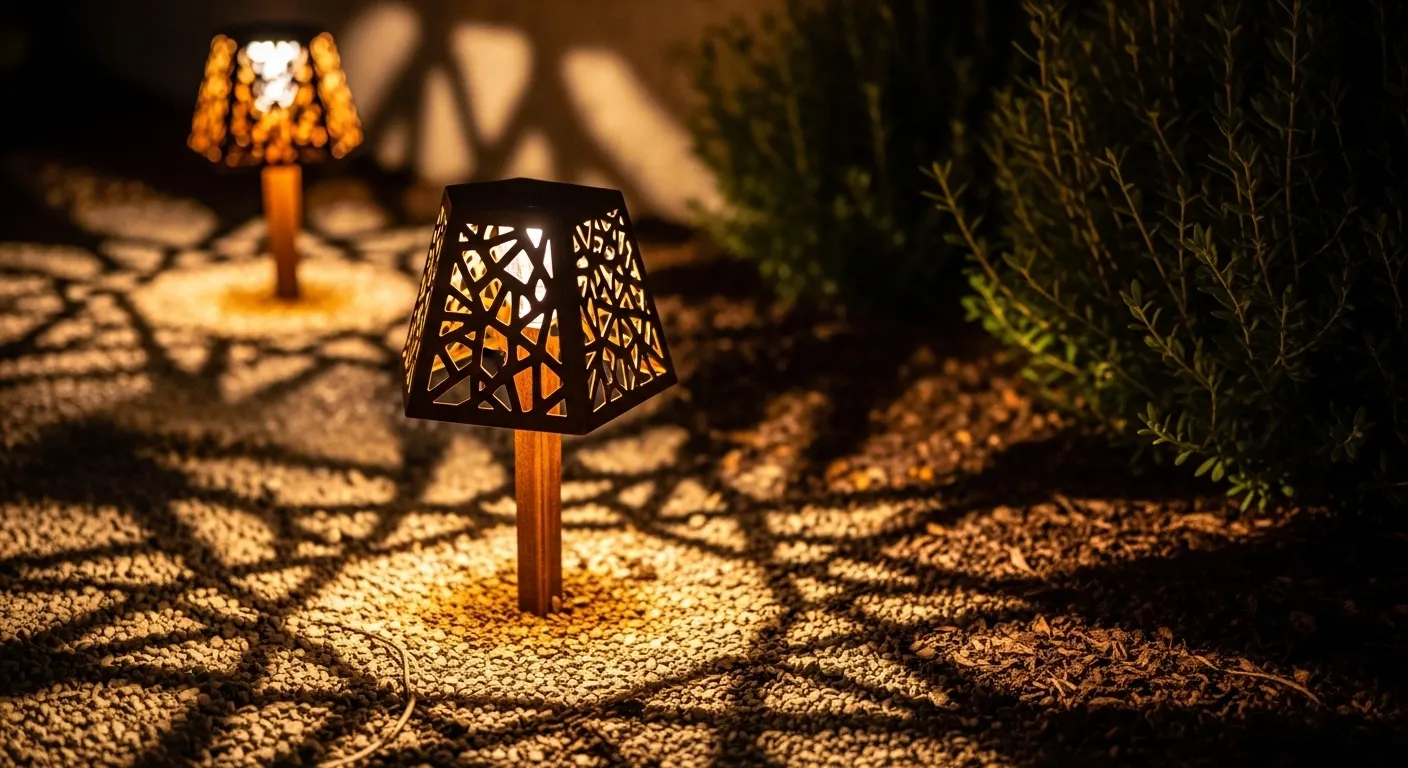 Corten Steel Spike Lights