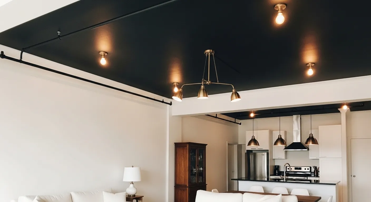 Dramatic Dark Ceiling