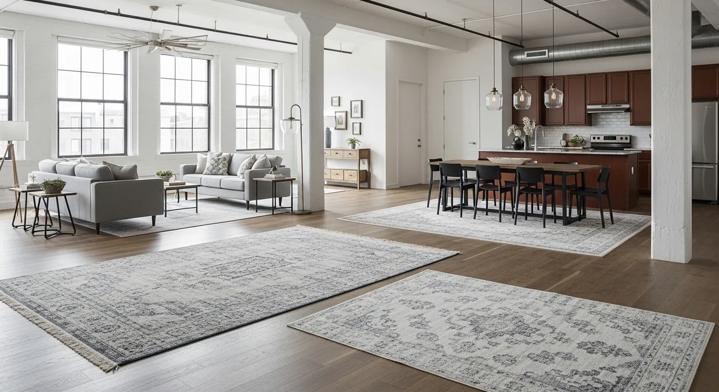 Layered Area Rugs