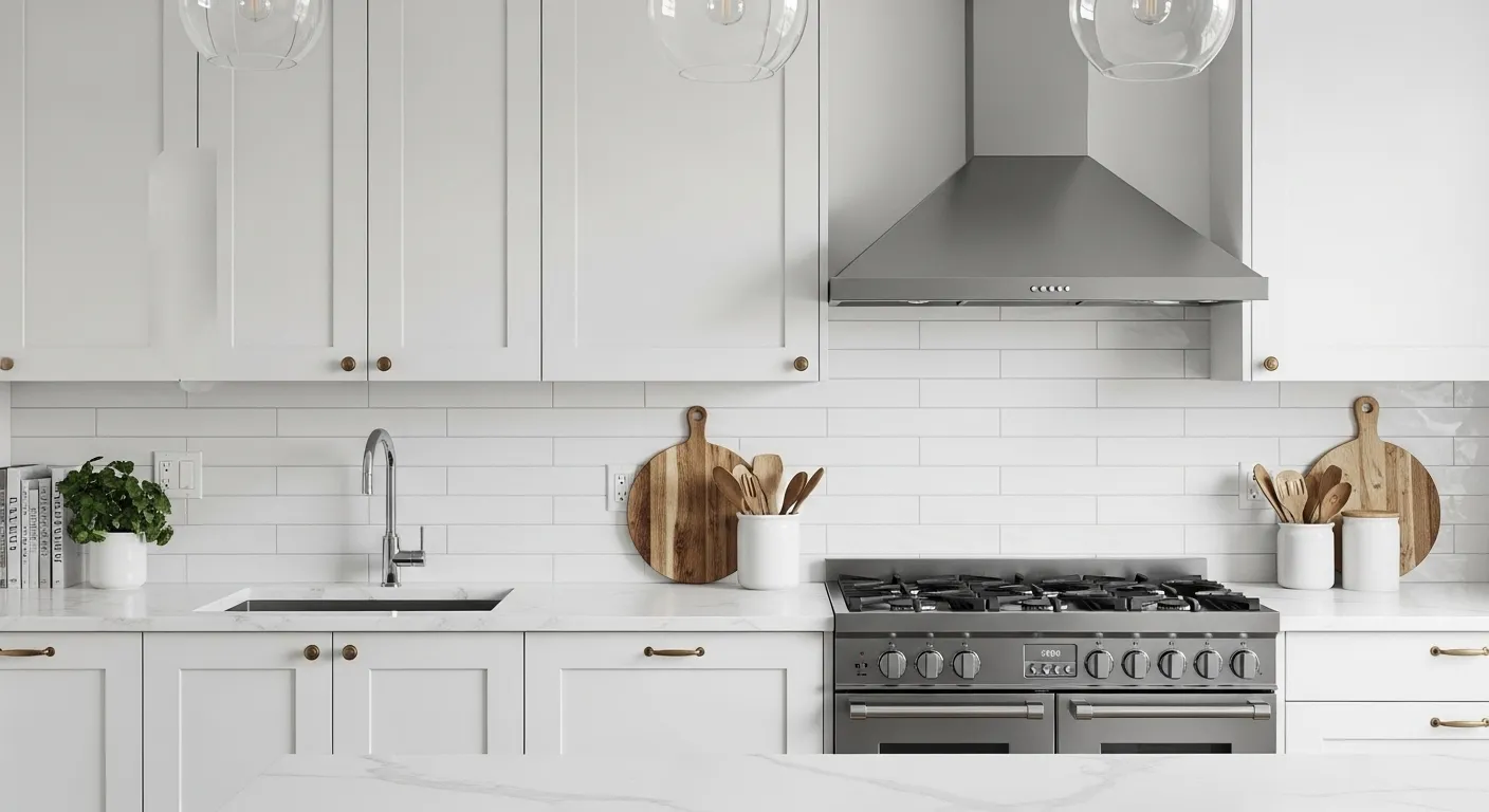 Minimal Backsplash Design