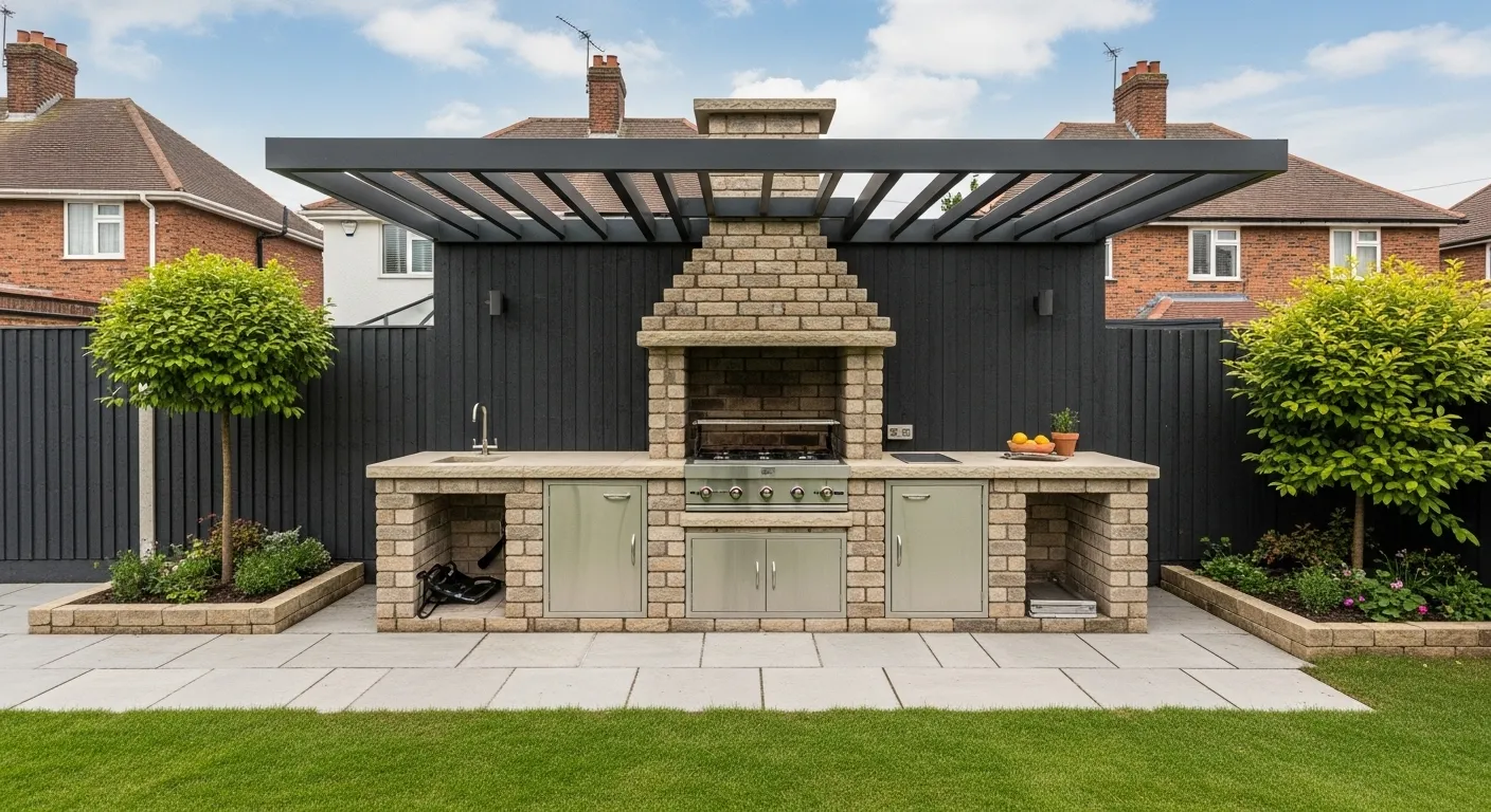 Stone Outdoor Kitchen