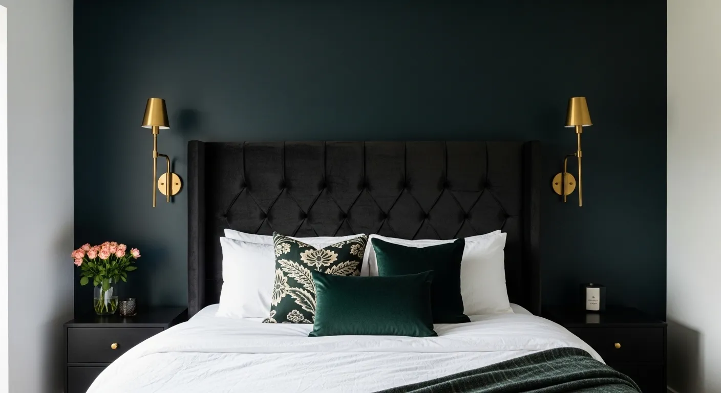 Dark Moody Headboard