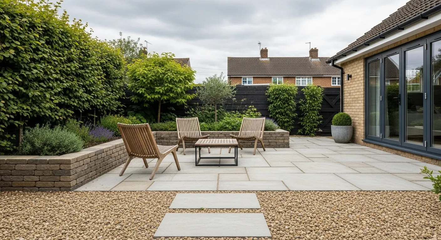 Gravel Stone Patio