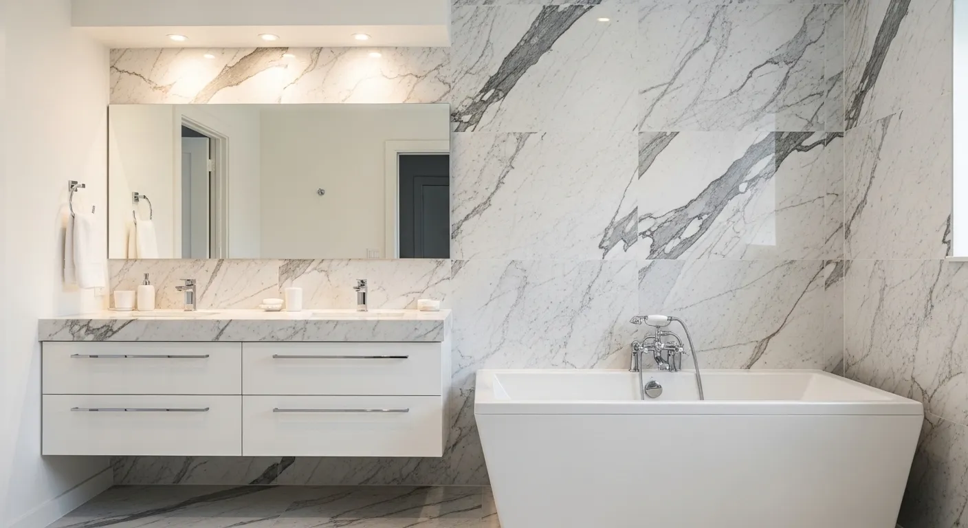 Marble Accent Wall