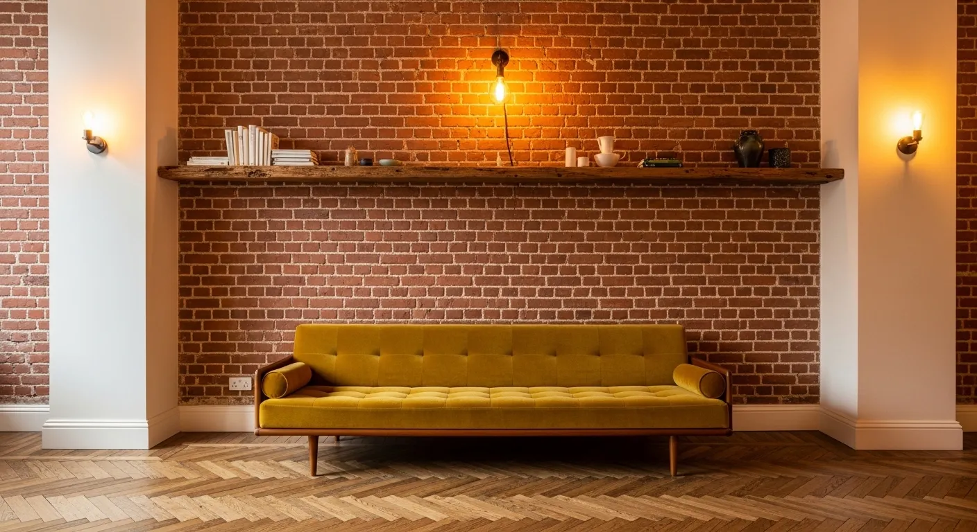 Exposed Brick Feature Wall