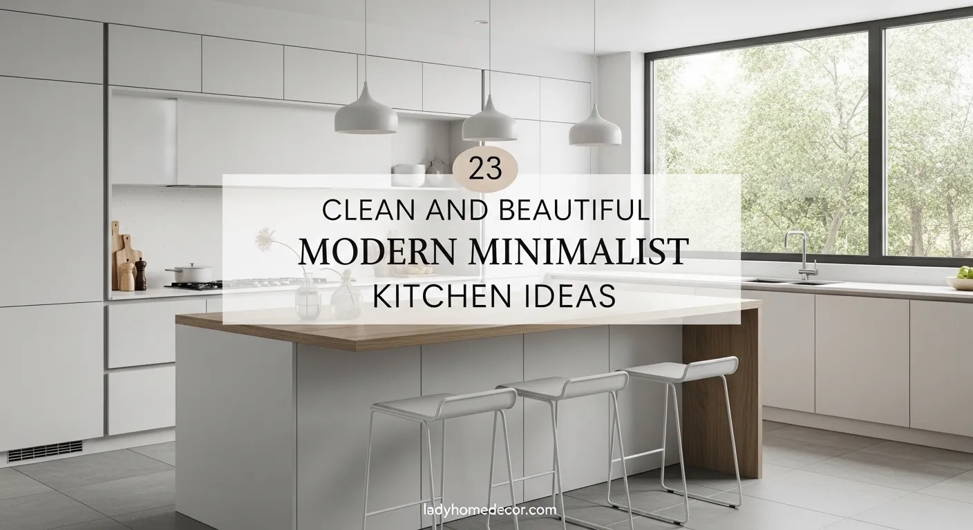 modern minimalist kitchen ideas