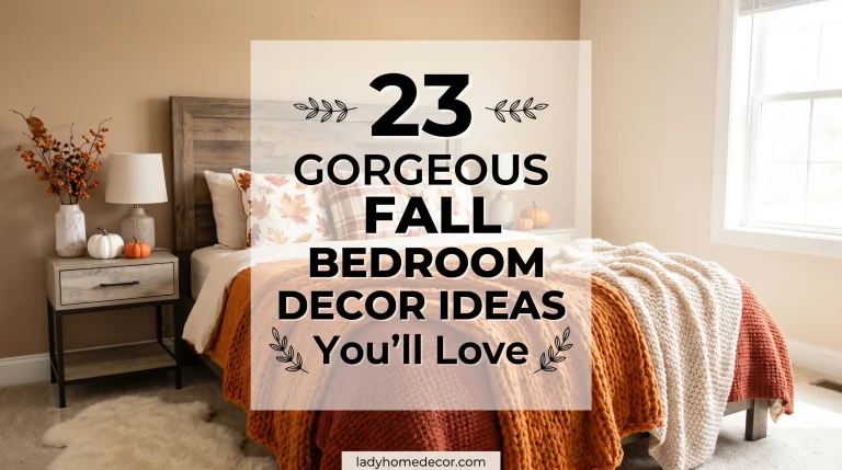 Fall Bedroom Decor Ideas