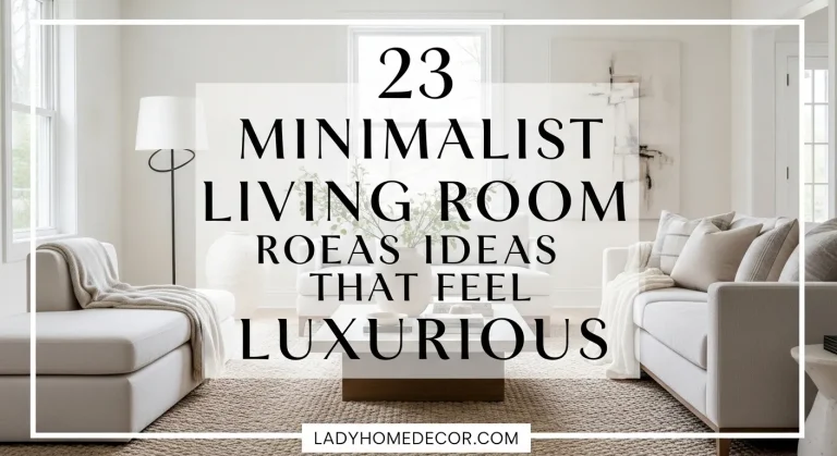 minimalist living room ideas