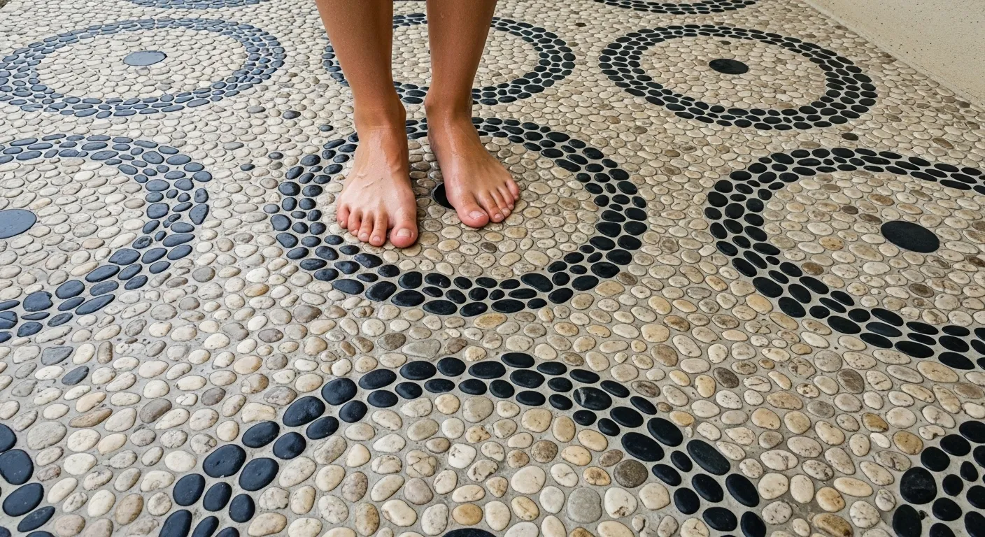 Pebble Mosaic Floor