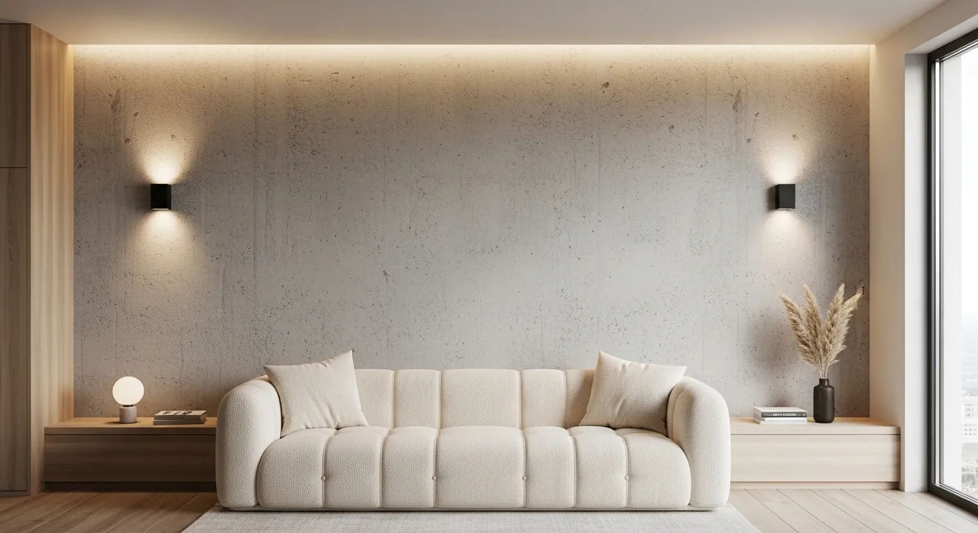 Concrete Accent Walls