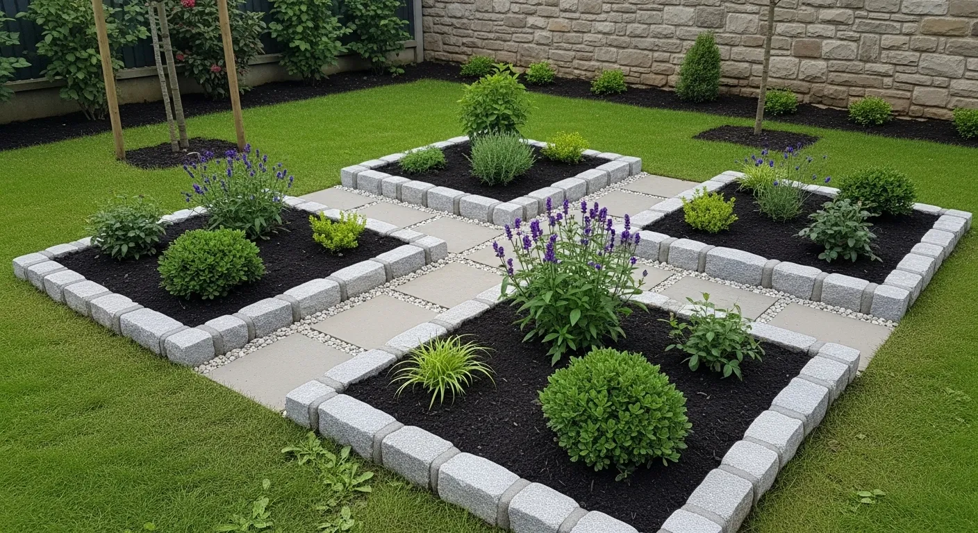Stone Border Beds