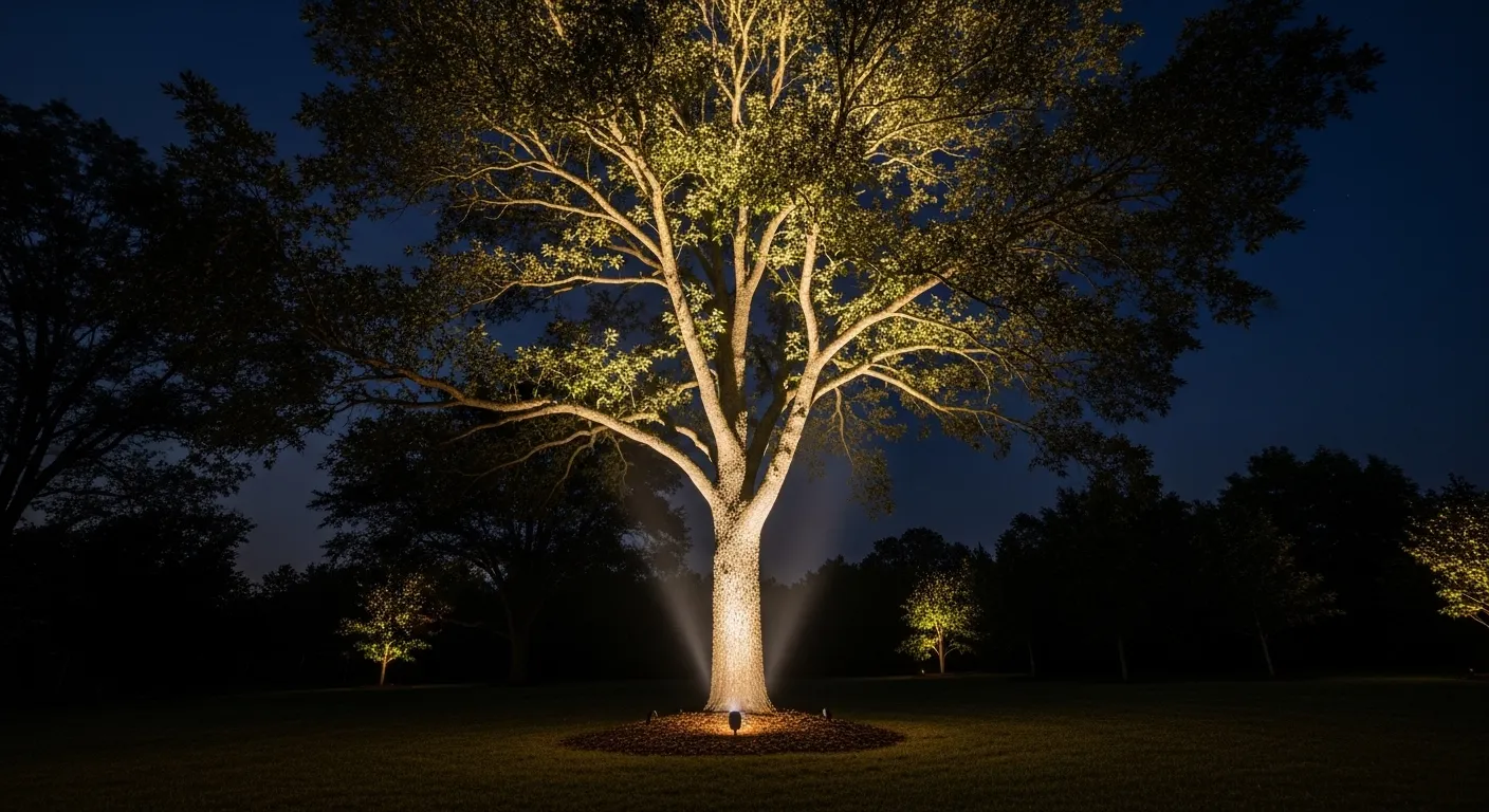 Uplighting for Trees