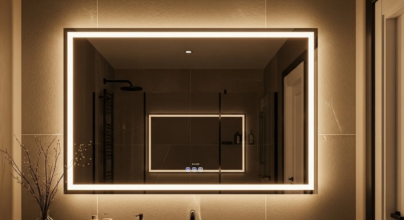 Backlit Bathroom Mirror