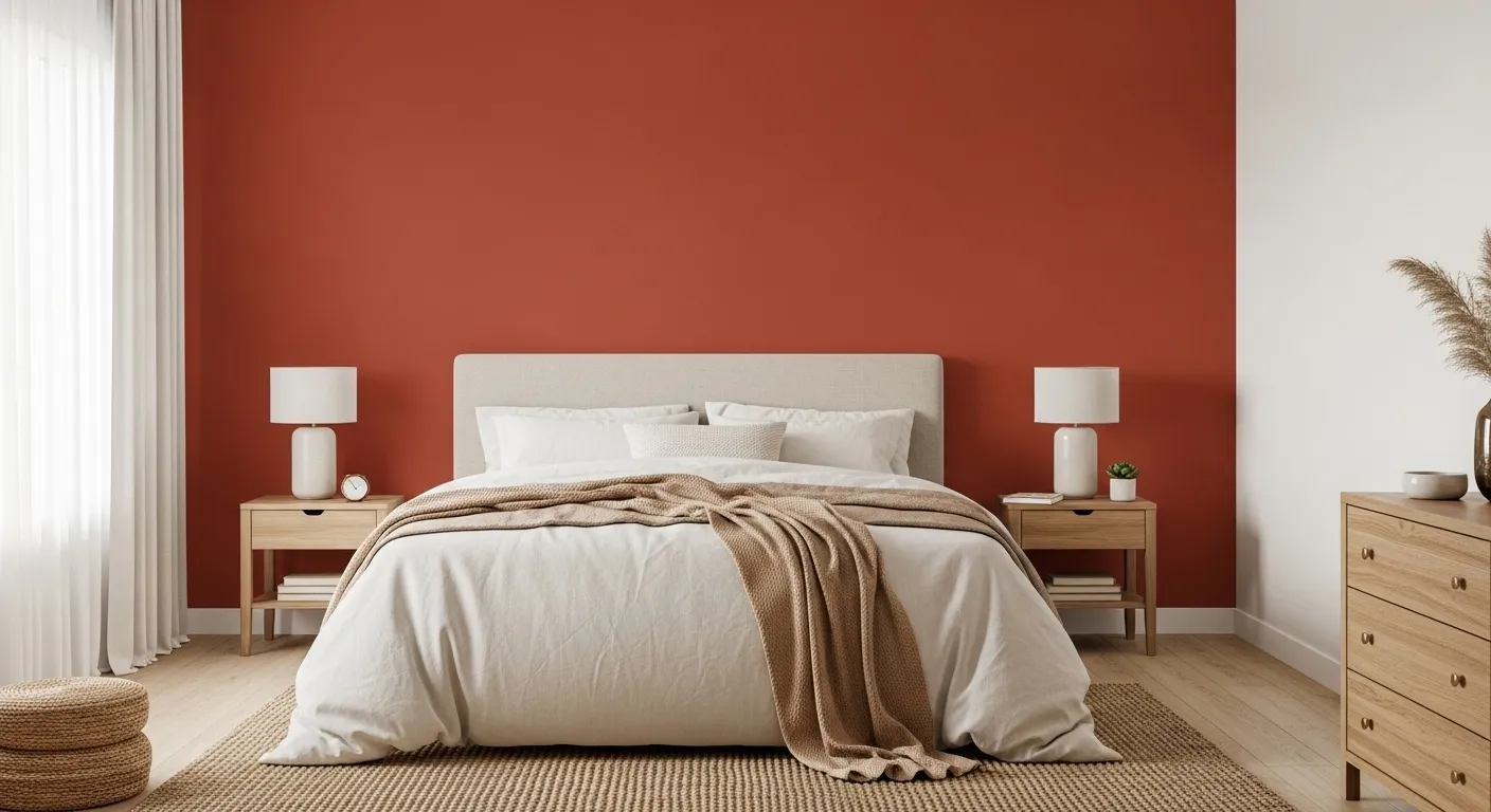 Terracotta Accent Wall