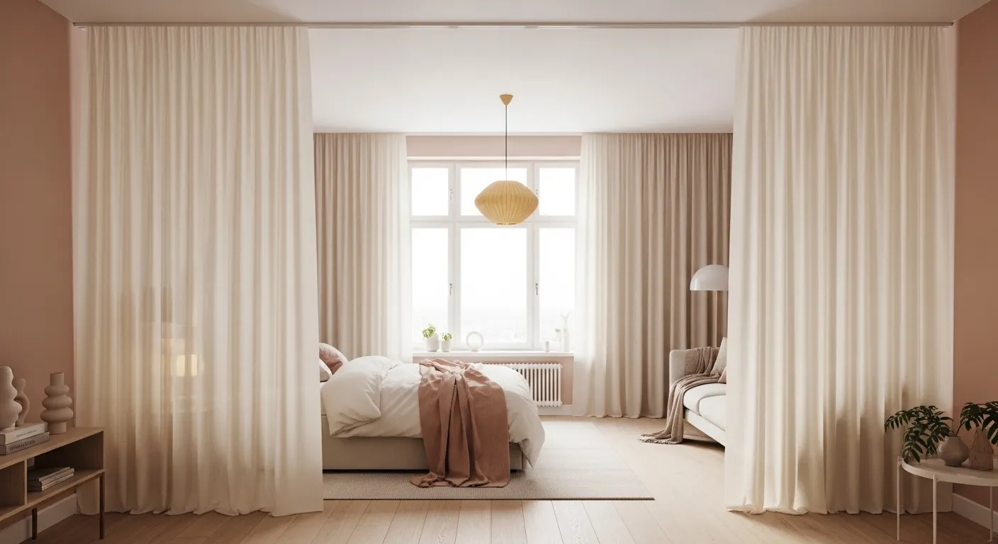 Loft Curtain Divider