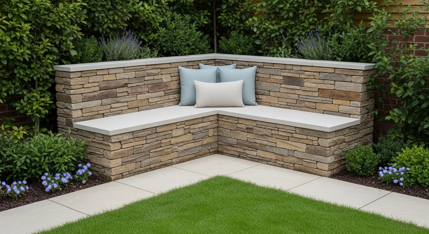 Stone Bench Corner