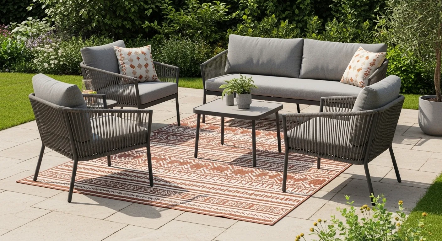 Outdoor Rug Anchoring