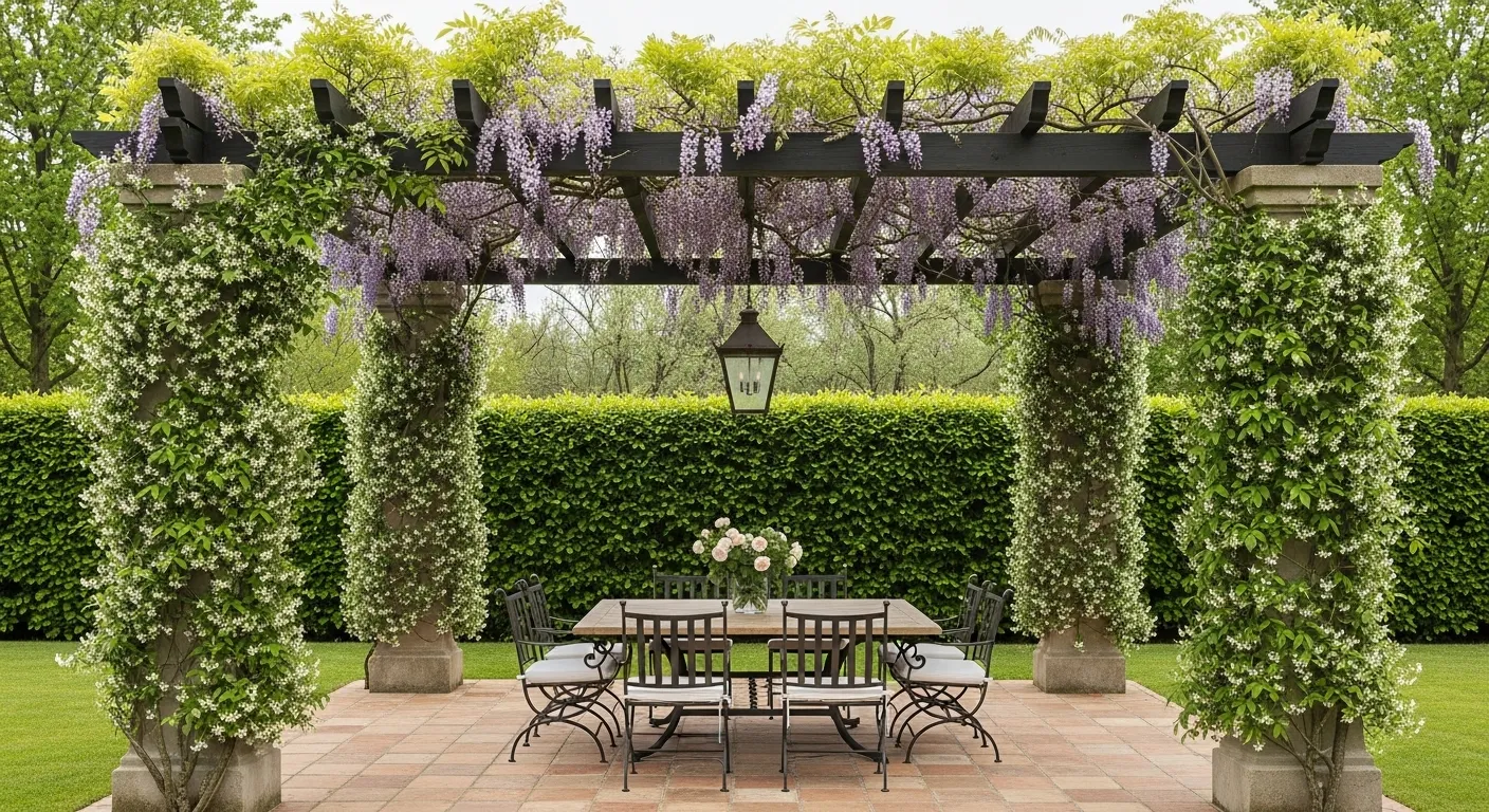 Pergola With Climbing Vines