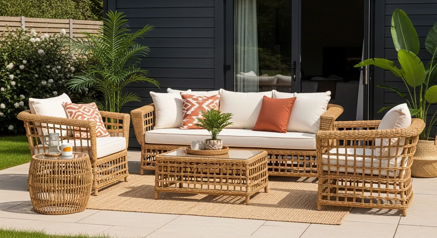 Woven Rattan Seating