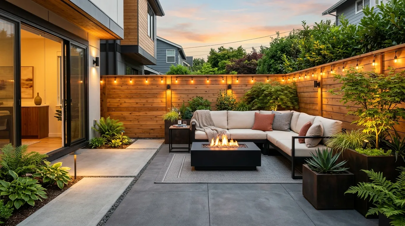 Corner Lounge Layout