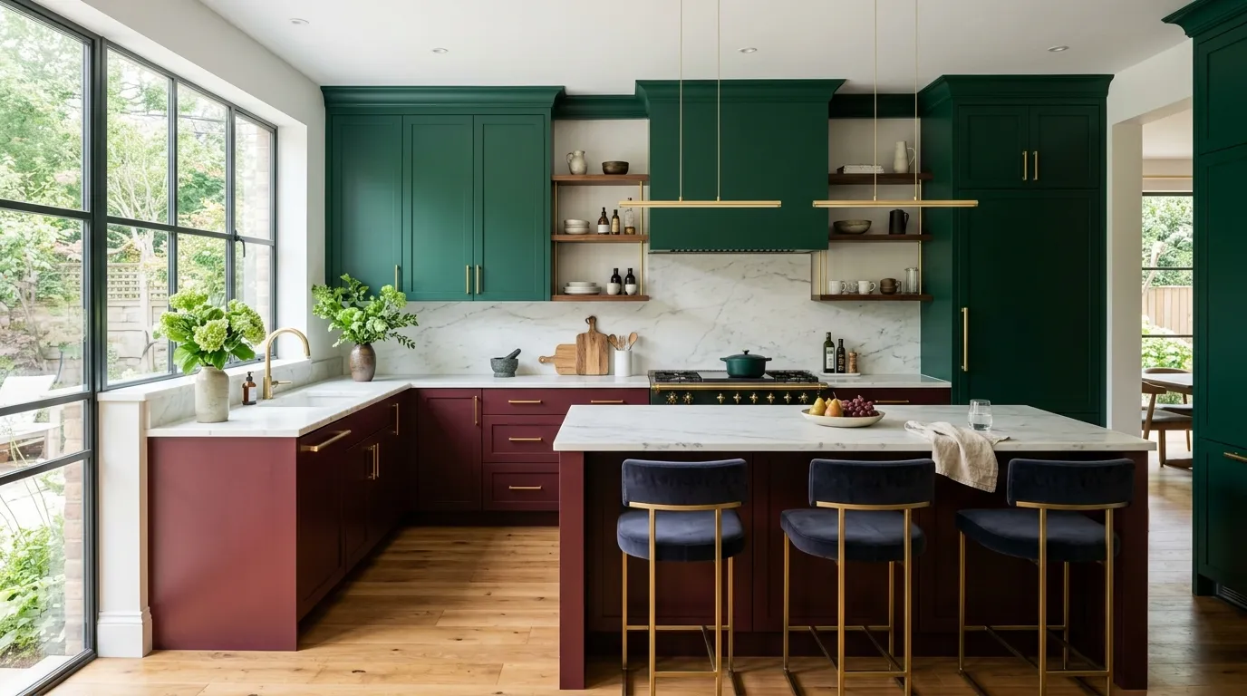 Emerald Cabinet Contrast