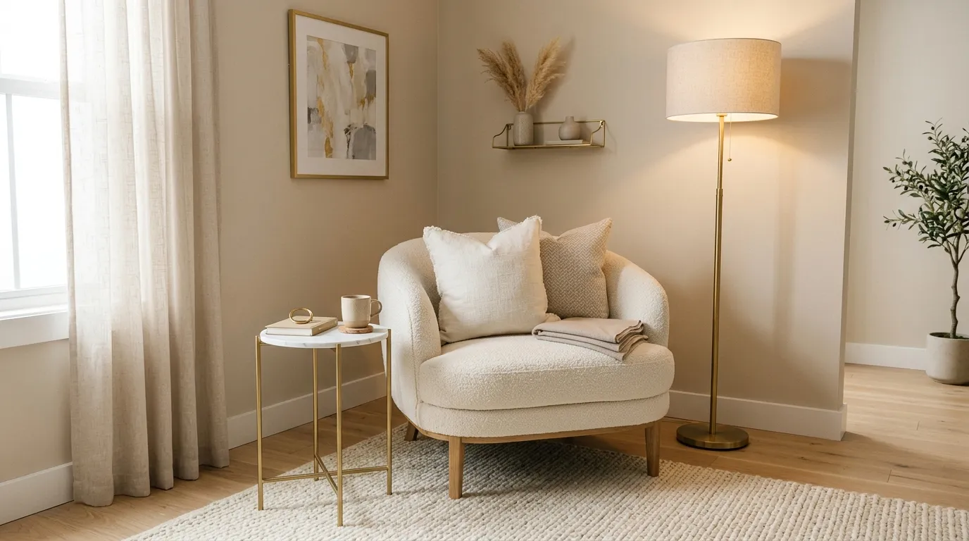 Marble Accent Nook