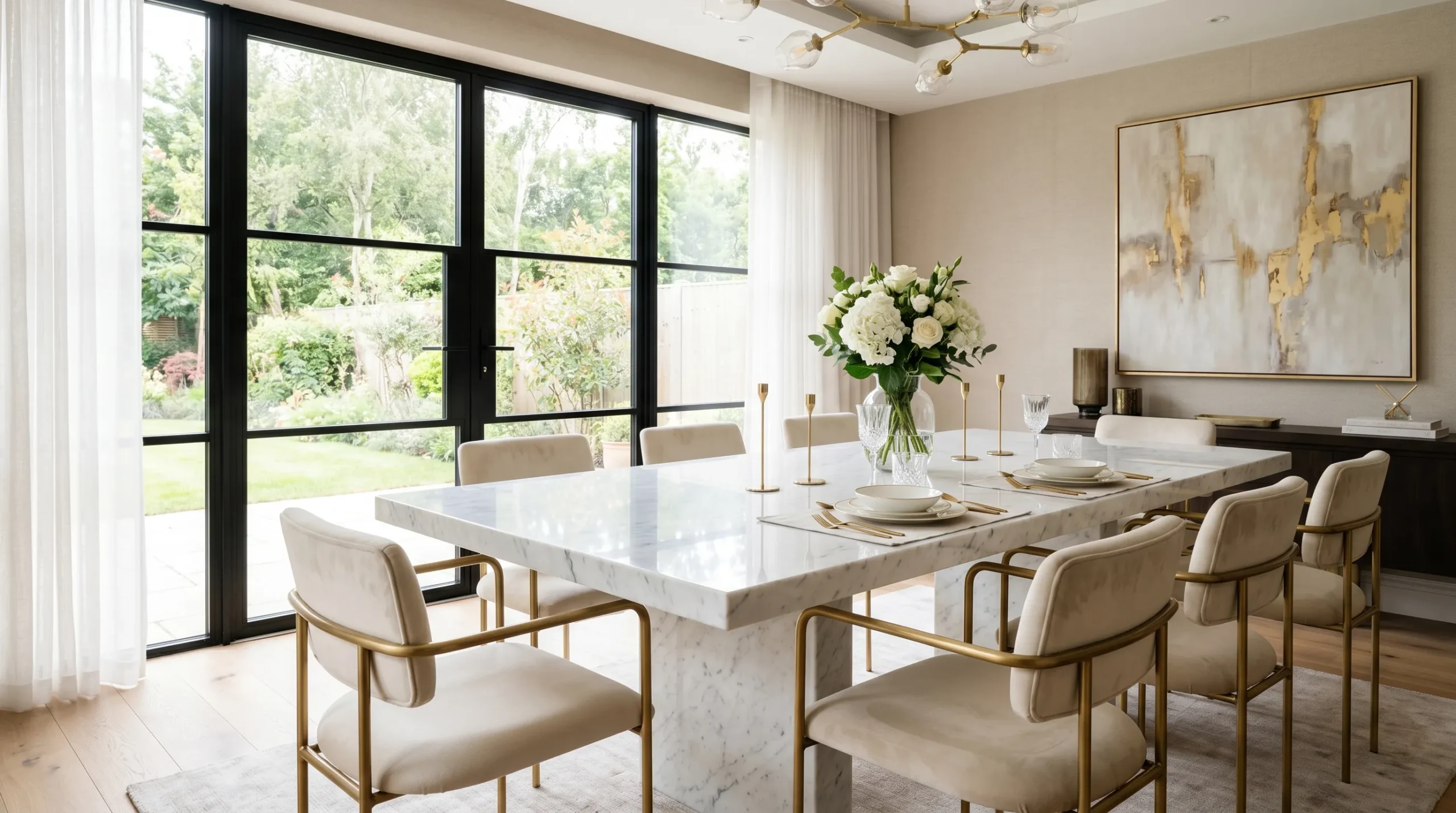 Marble Table Styling