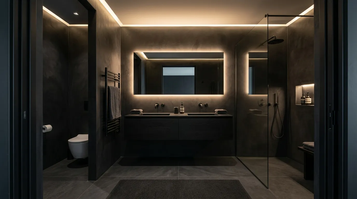 Matte Black Walls