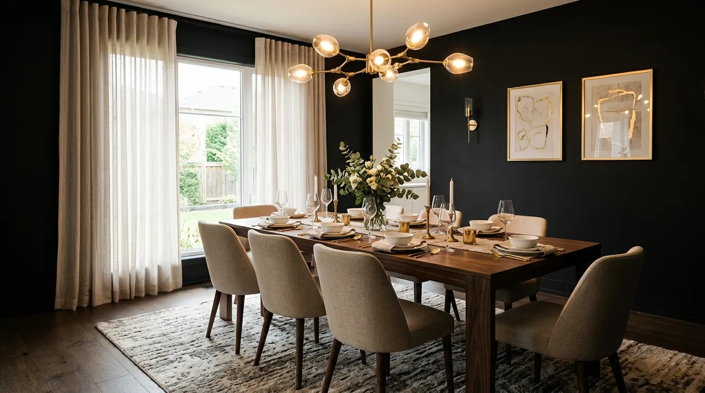 Matte Black Walls
