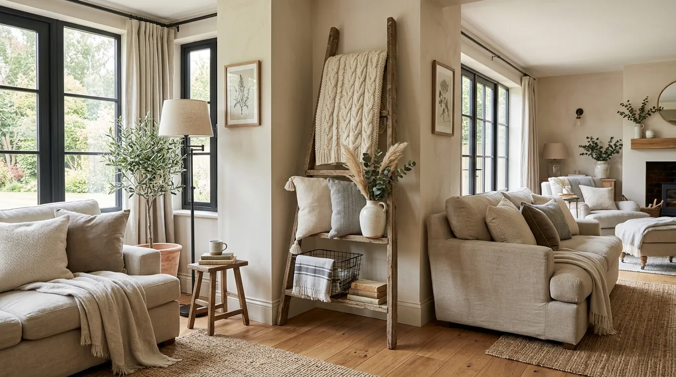 Rustic Ladder Corner