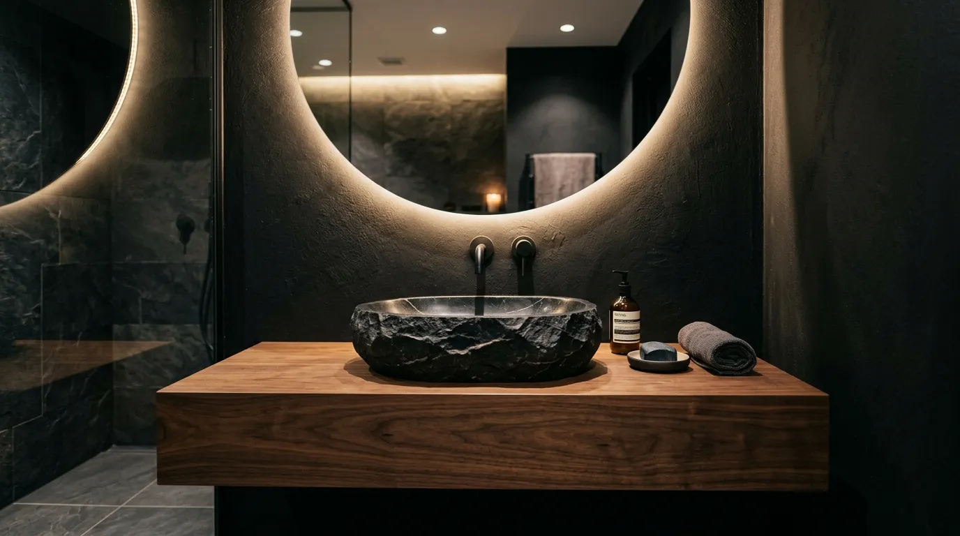 Black Stone Sink