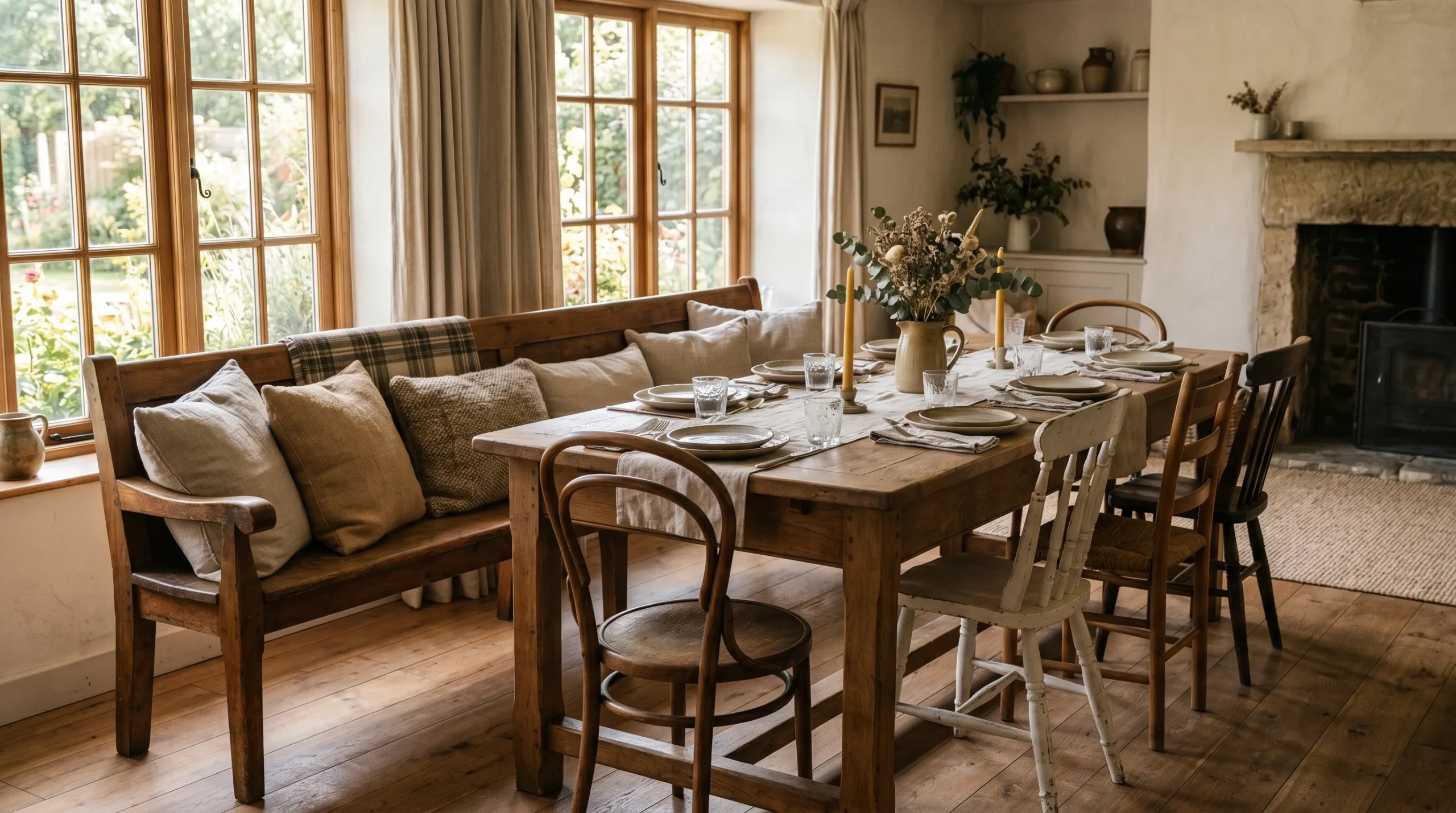 Farmhouse Bench Seating