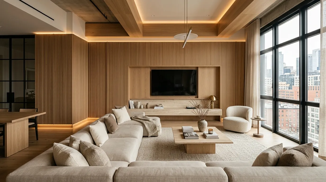 Fluted Wood Panels