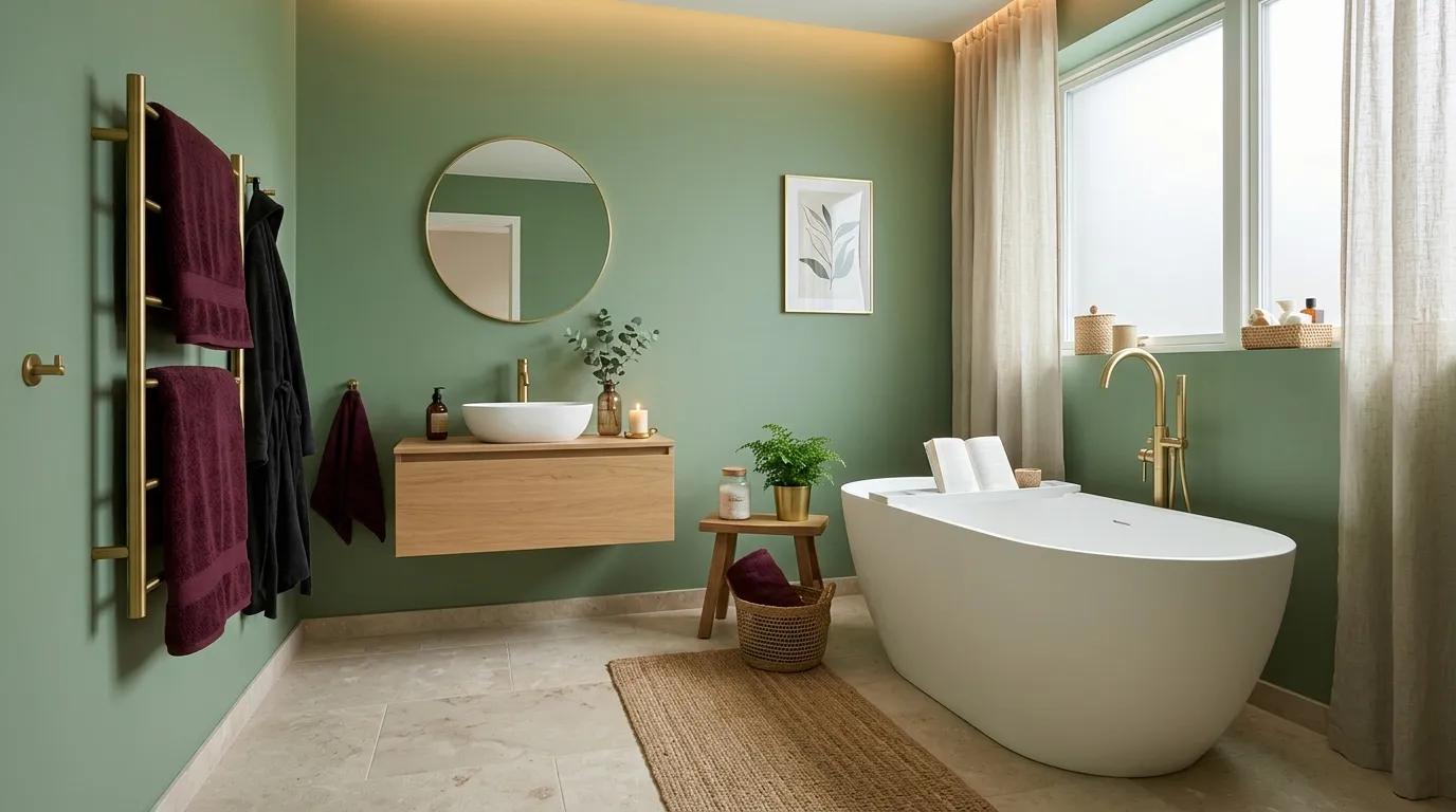 Matte Green Walls