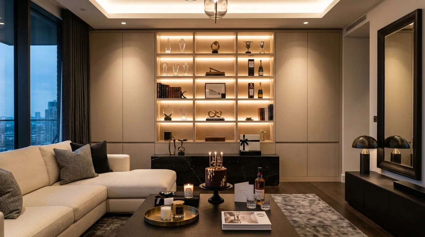 Modern Trophy Shelf