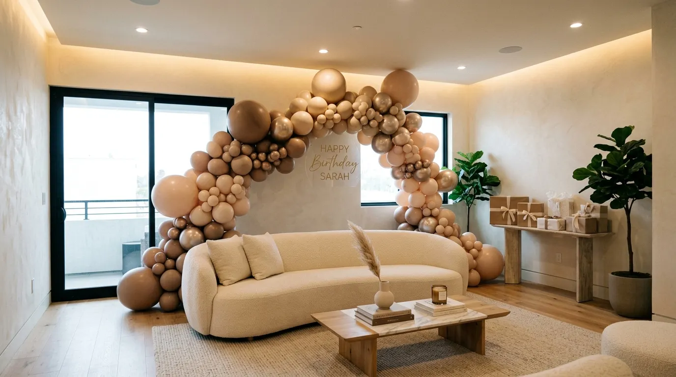 Sculptural Balloon Arch