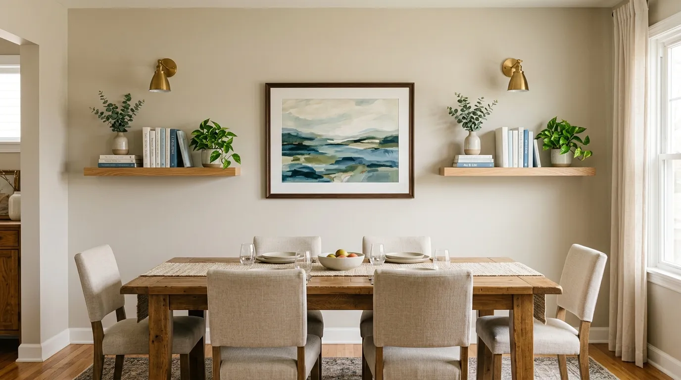 Symmetrical Shelf Styling
