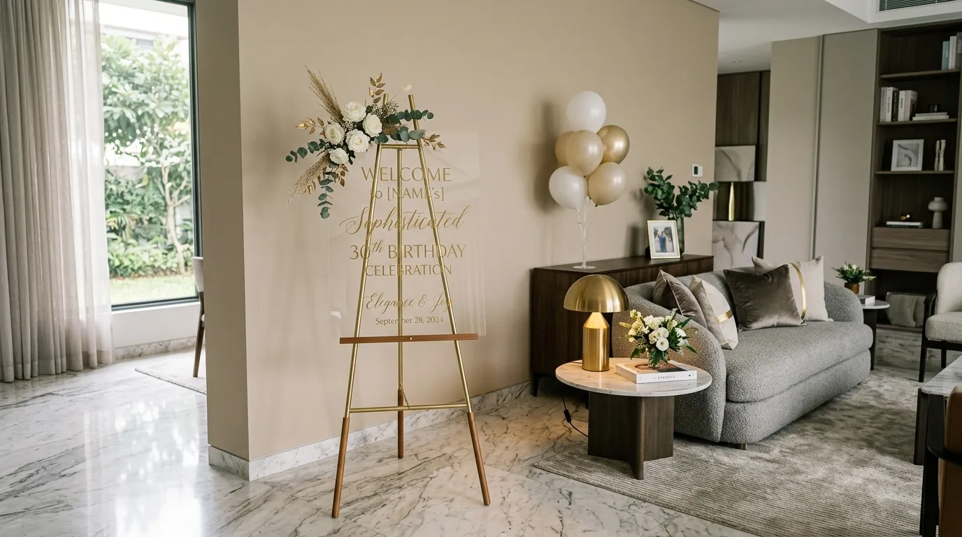 Acrylic Welcome Board
