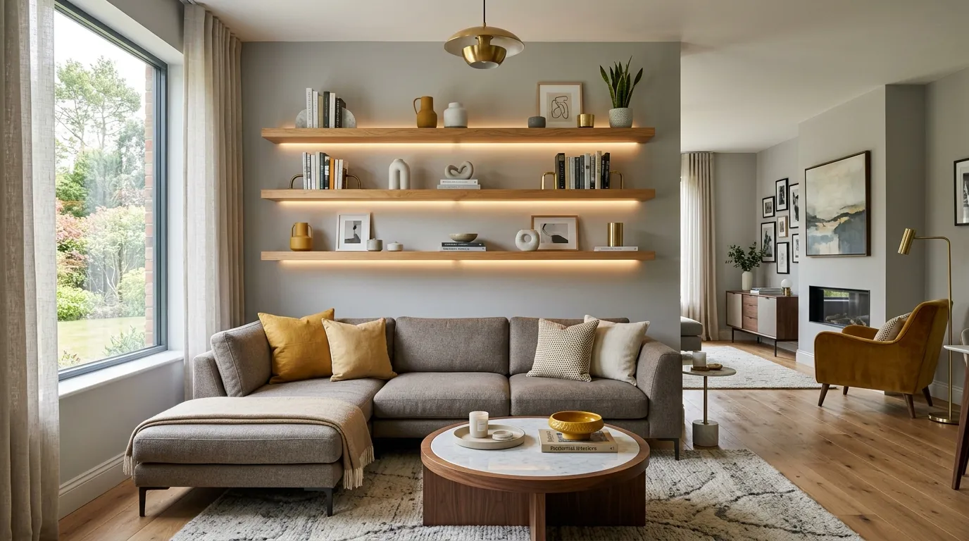 Floating Shelf Styling