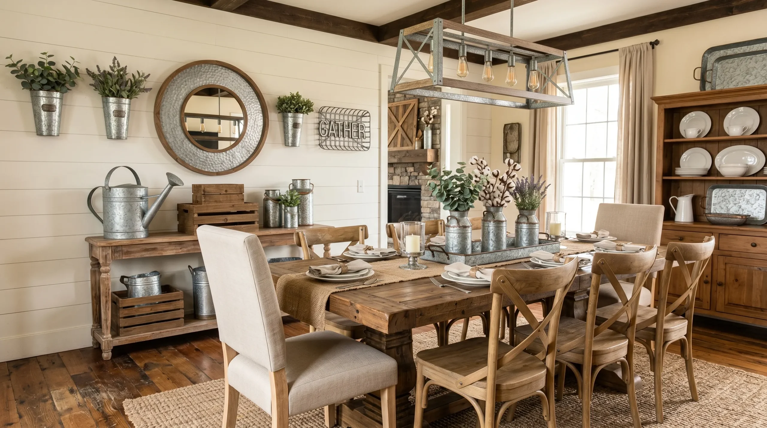 Galvanized Metal Accents